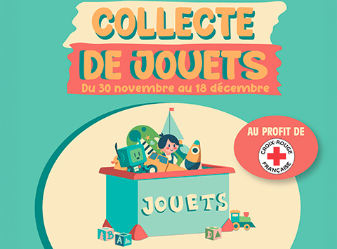 COLLECTE DE JOUETS POUR LA CROIX-ROUGE