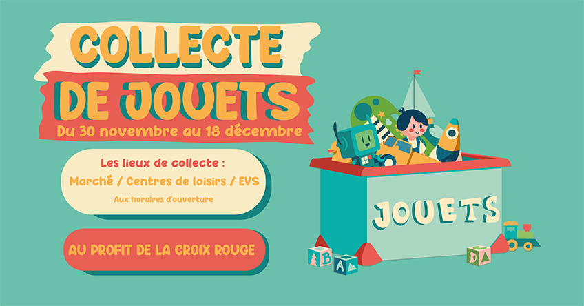 COLLECTE DE JOUETS POUR LA CROIX-ROUGE