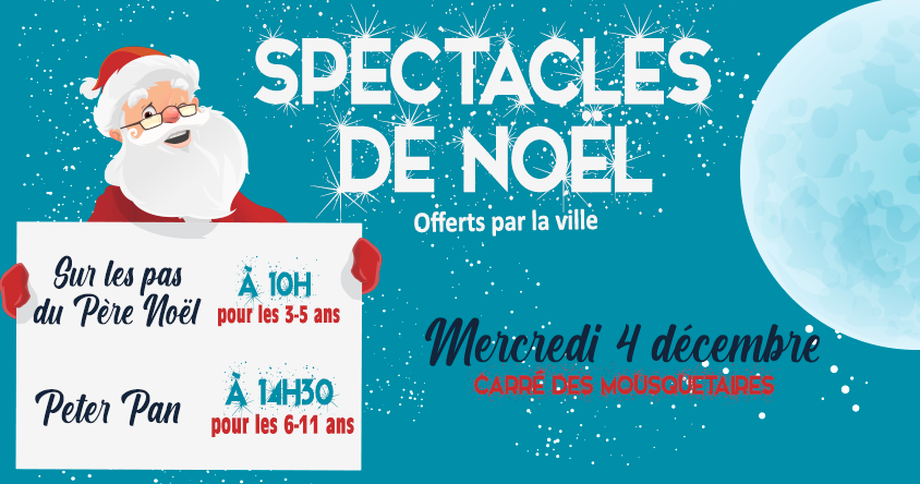 SPECTACLES DE NOËL : INSCRIVEZ-VOUS !